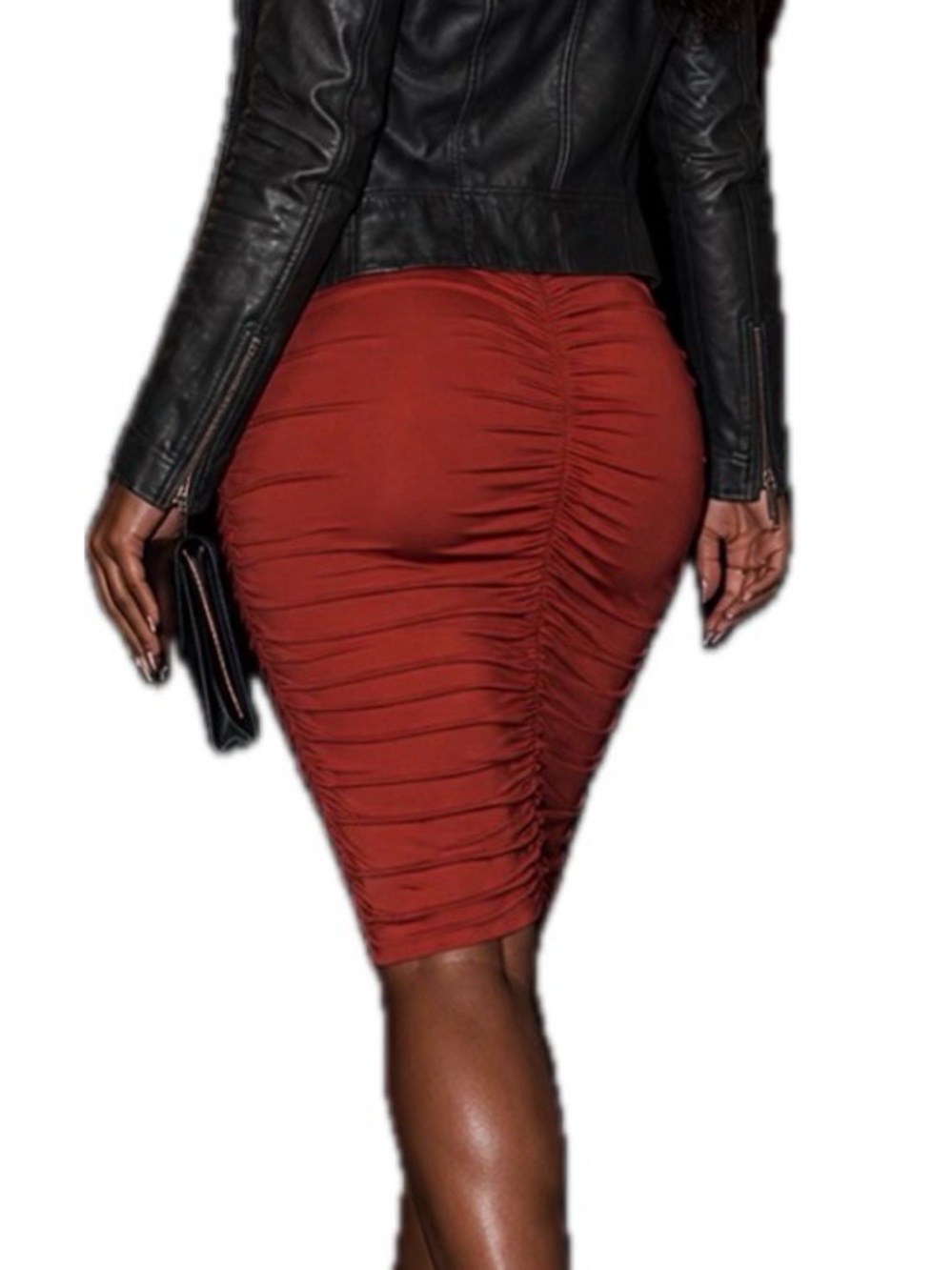 Red‎ Tube Skirt. Size L.